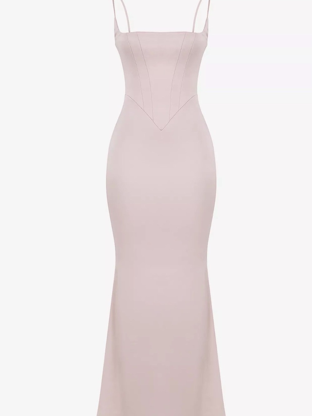 House of CB Pale Blush Maxi Dress with Spaghetti Straps